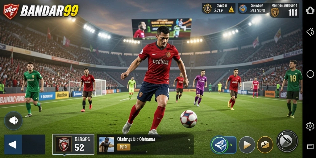 Tampilan gameplay seru dan interaktif dari BANDAR99.