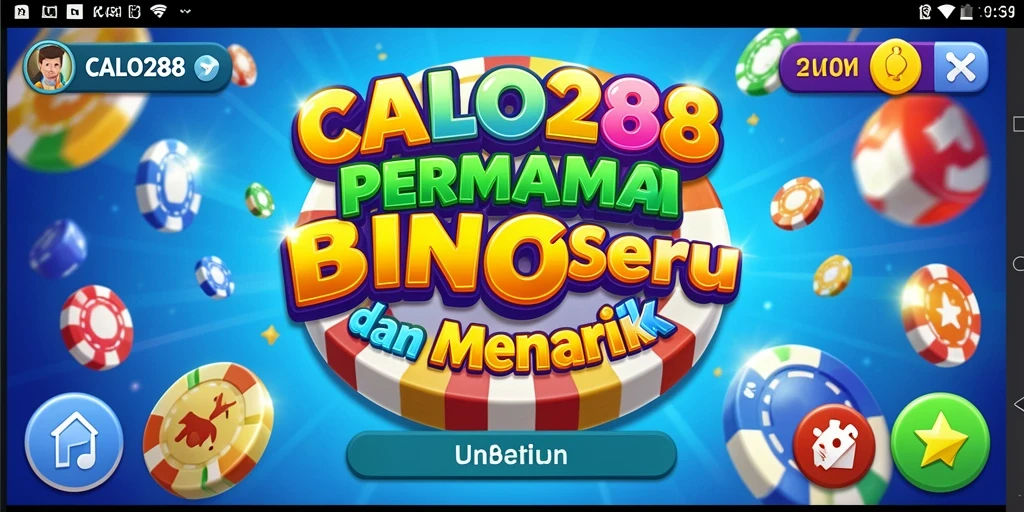 Tampilan gameplay Bingo yang seru di CALO288.