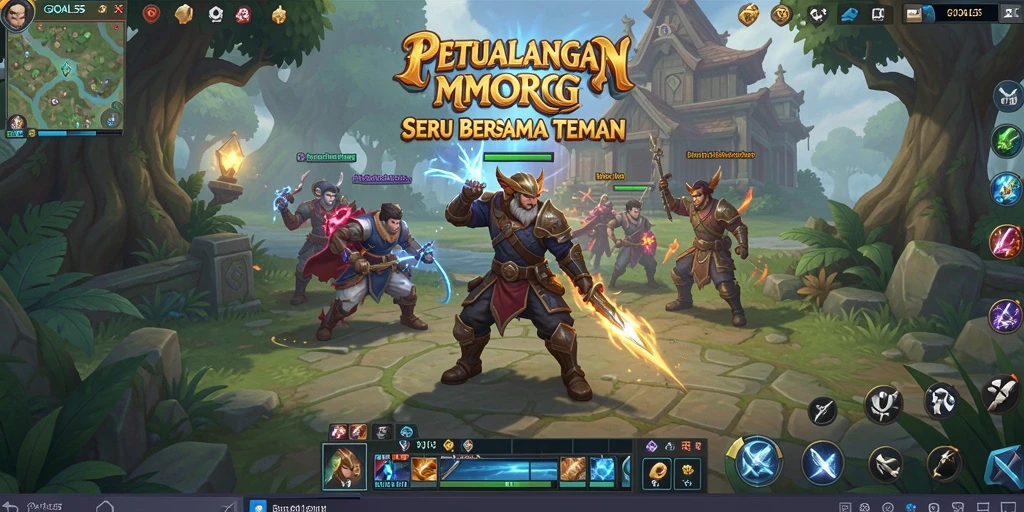 Tampilan gameplay GOAL55 yang seru dan mendebarkan.