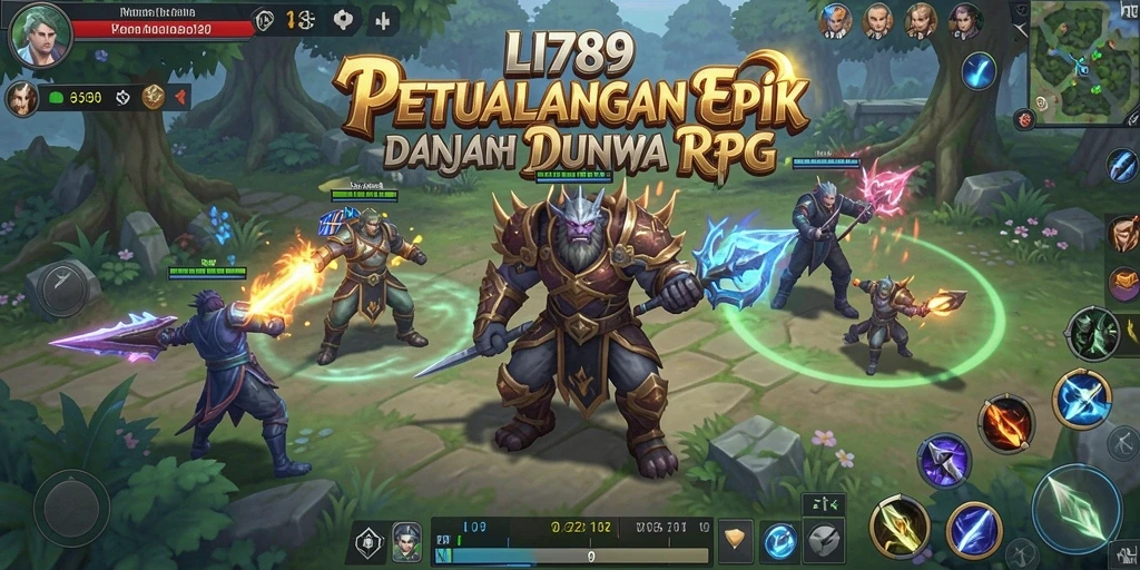 Tampilan gameplay LI789 yang menarik menampilkan pertempuran epik dan eksplorasi dunia yang luas.